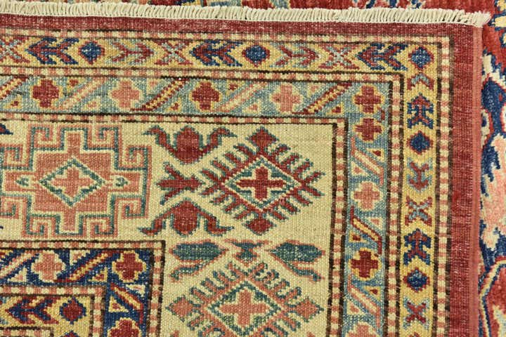 7' 1 x 9' 9 Hand Knotted Kazak Rug
