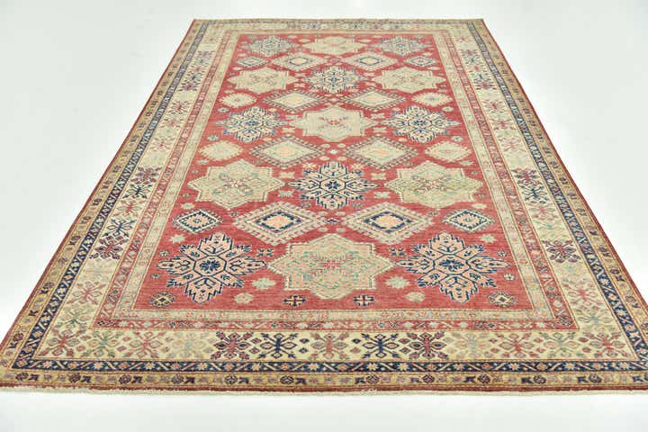 200cm x 295cm Handgeknüpft Kazak Orientalisch Teppich