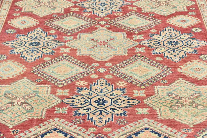 200cm x 295cm Handgeknüpft Kazak Orientalisch Teppich
