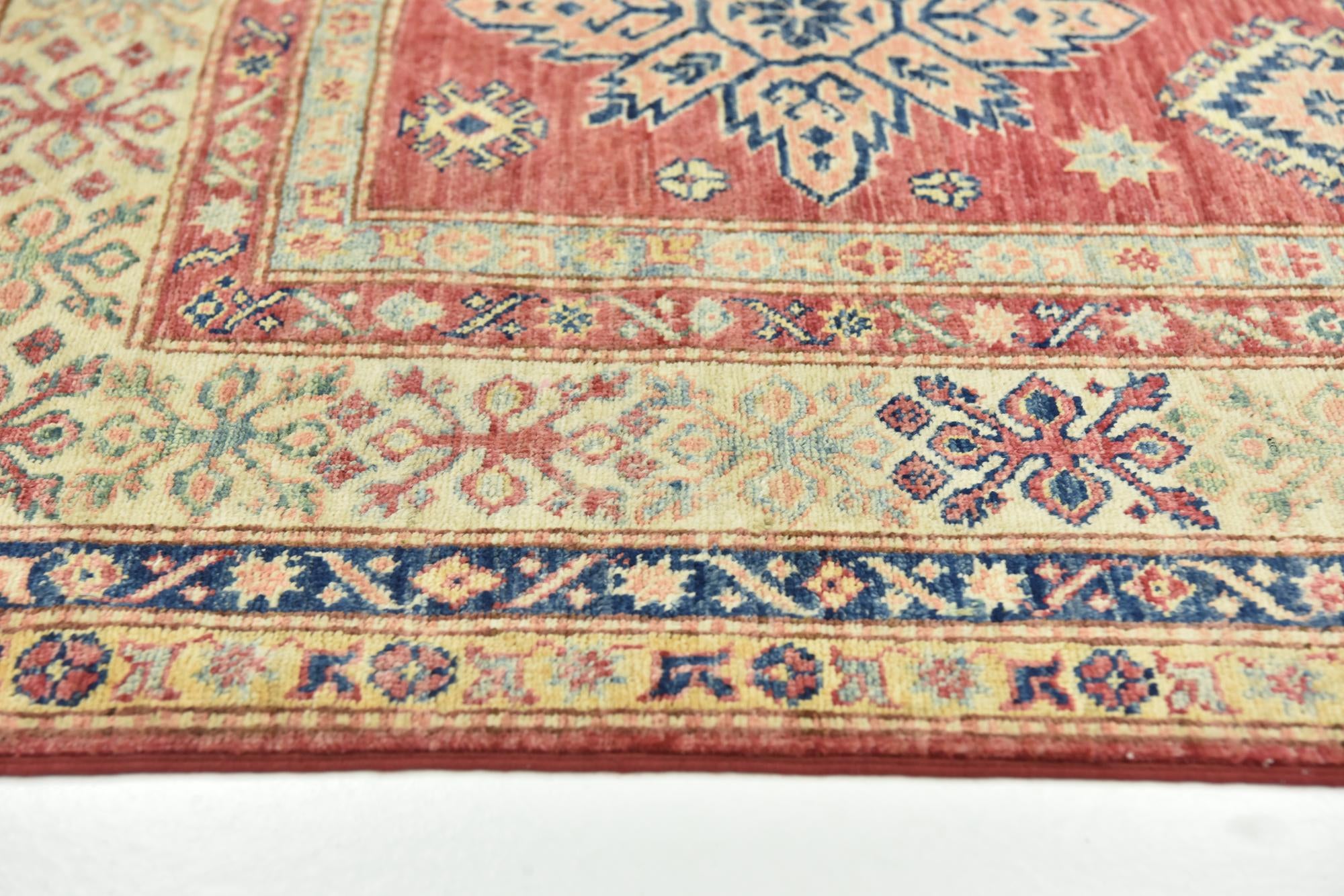 6' 7 x 9' 9 Hand Knotted Kazak Oriental Rug