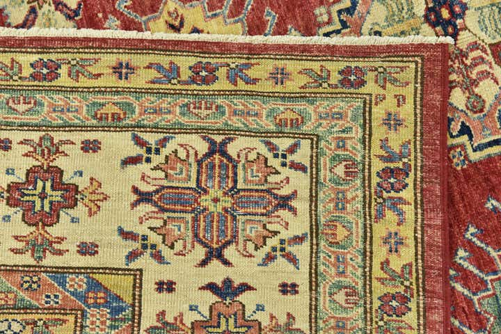 7' x 9' 9 Hand Knotted Kazak Oriental Rug