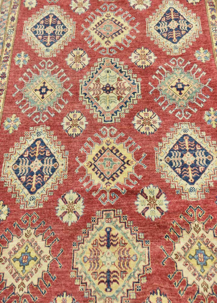 7' x 9' 9 Hand Knotted Kazak Oriental Rug