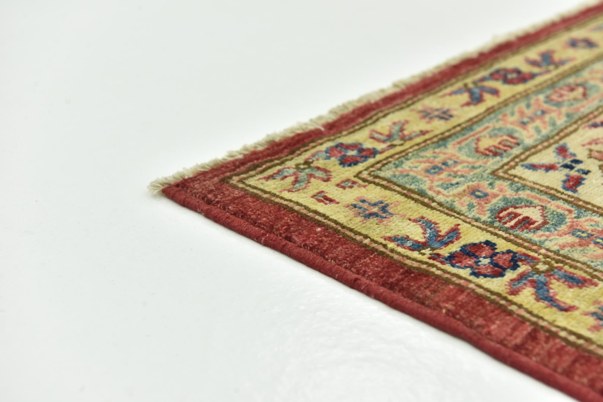 7' x 9' 9 Hand Knotted Kazak Oriental Rug