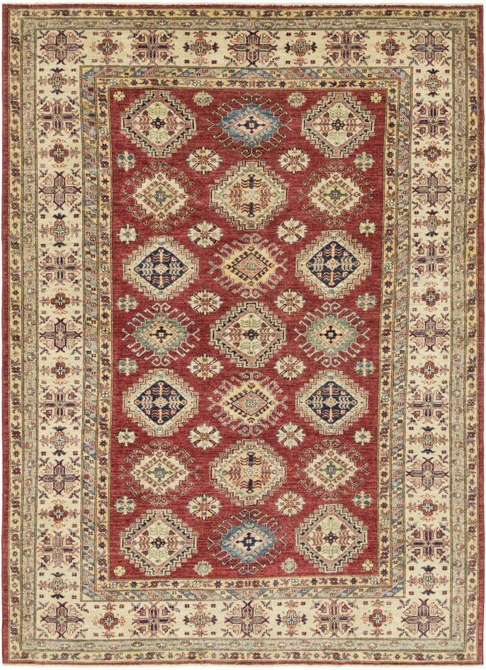 Detail image of 7' x 9' 9 Hand Knotted Kazak Oriental Rug