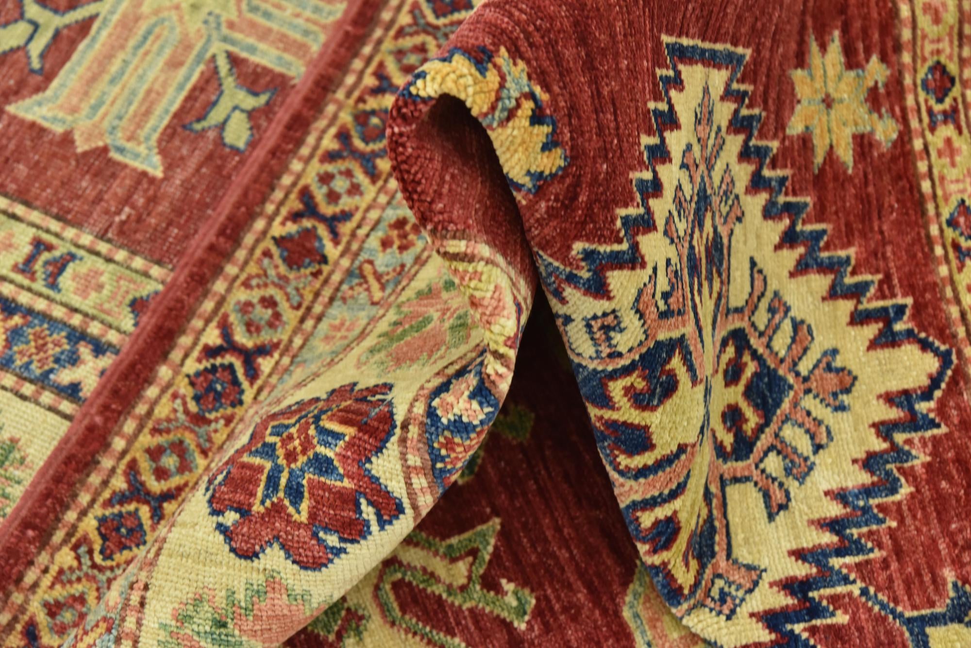 6' 6 x 10' 7 Hand Knotted Kazak Oriental Rug