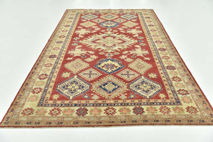 6' 6 x 10' 7 Hand Knotted Kazak Oriental Rug