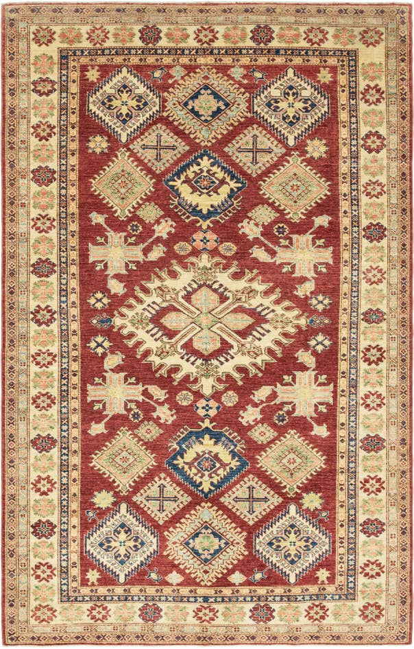 Detail image of 6' 6 x 10' 7 Hand Knotted Kazak Oriental Rug
