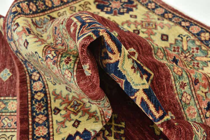 6' 8 x 10' 3 Hand Knotted Kazak Oriental Rug