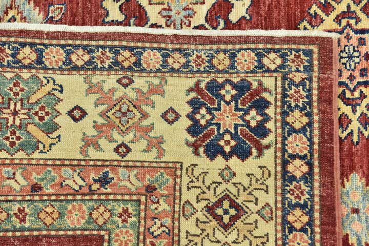 6' 8 x 10' 3 Hand Knotted Kazak Oriental Rug