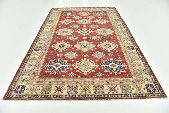 6' 8 x 10' 3 Hand Knotted Kazak Oriental Rug