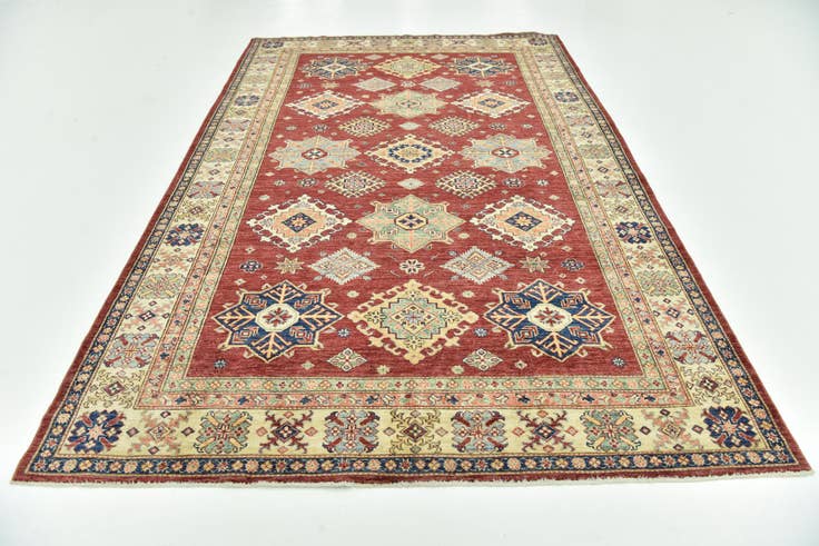 Detail image of 6' 8 x 10' 3 Hand Knotted Kazak Oriental Rug