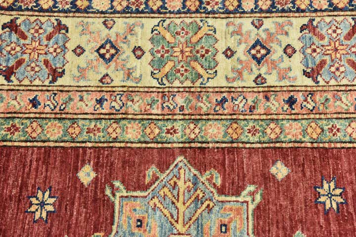6' 8 x 10' 3 Hand Knotted Kazak Oriental Rug
