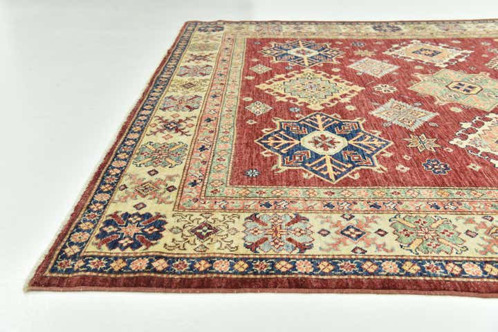 6' 8 x 10' 3 Hand Knotted Kazak Oriental Rug