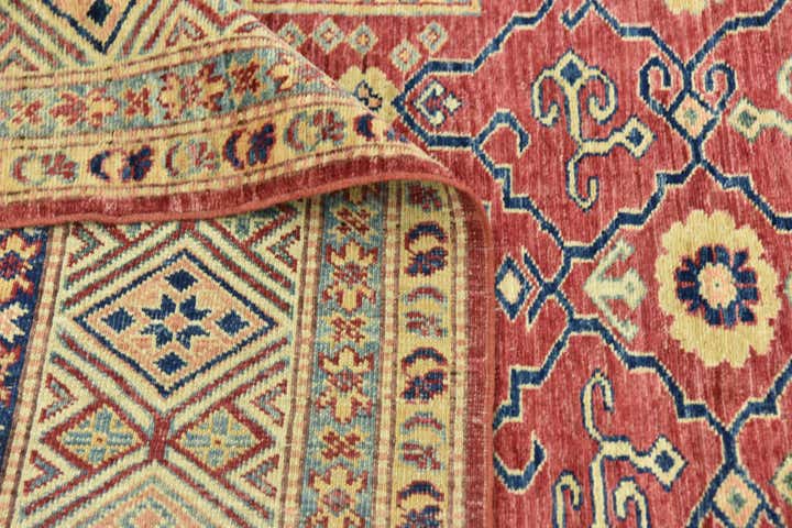 6' 8 x 9' 8 Hand Knotted Kazak Oriental Rug