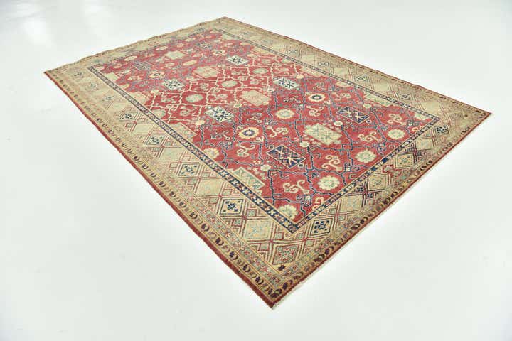 6' 8 x 9' 8 Hand Knotted Kazak Oriental Rug