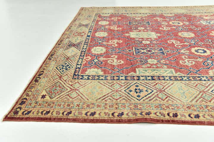 6' 8 x 9' 8 Hand Knotted Kazak Oriental Rug