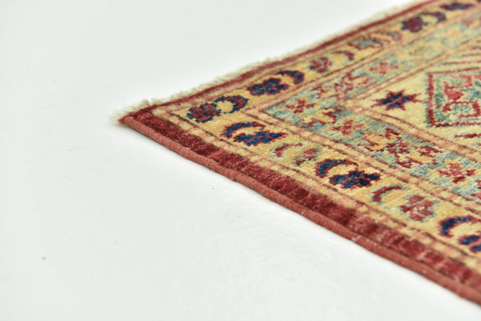 6' 8 x 9' 8 Hand Knotted Kazak Oriental Rug