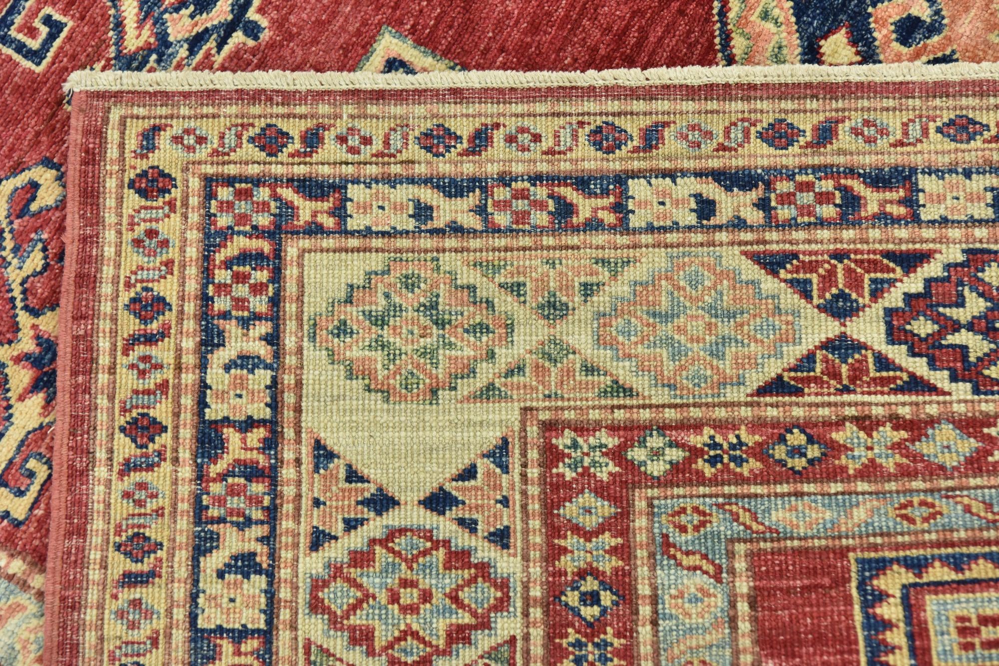 6' 9 x 9' 3 Hand Knotted Kazak Oriental Rug