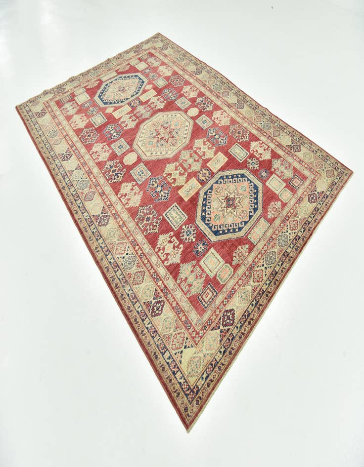 Detail image of 6' 9 x 9' 3  Hand Knotted Kazak Oriental Rug