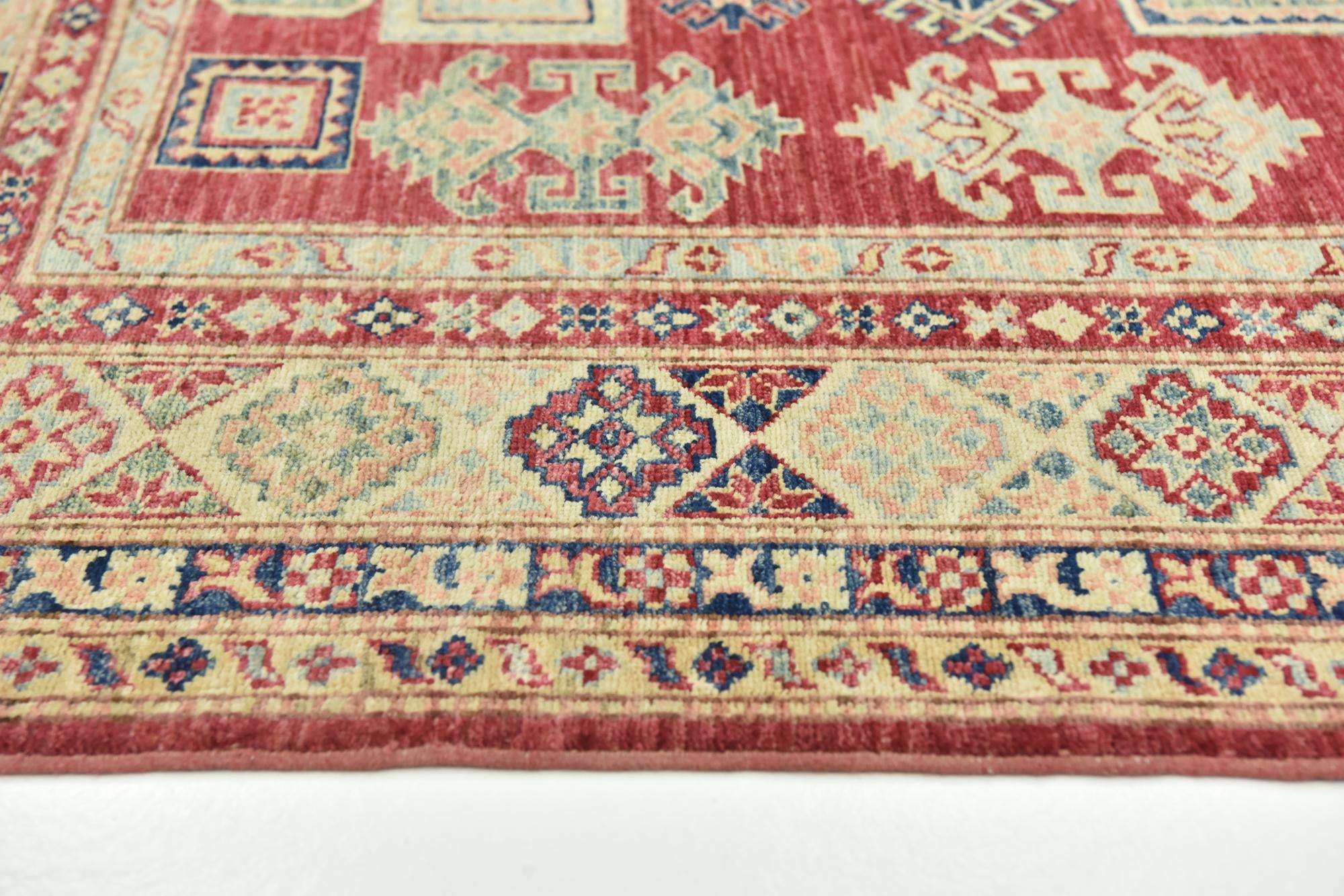 6' 9 x 9' 3 Hand Knotted Kazak Oriental Rug