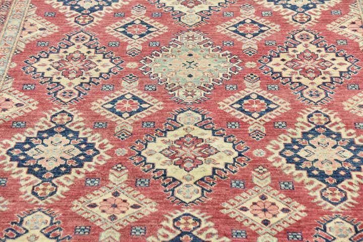 6' 4 x 10' 3 Hand Knotted Kazak Oriental Rug