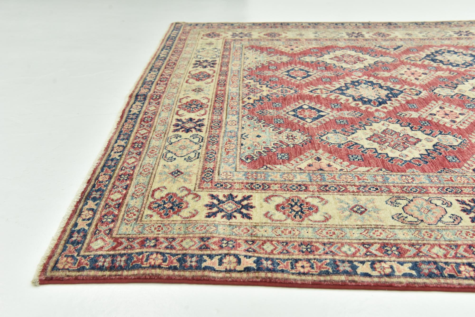 6' 4 x 10' 3 Hand Knotted Kazak Oriental Rug