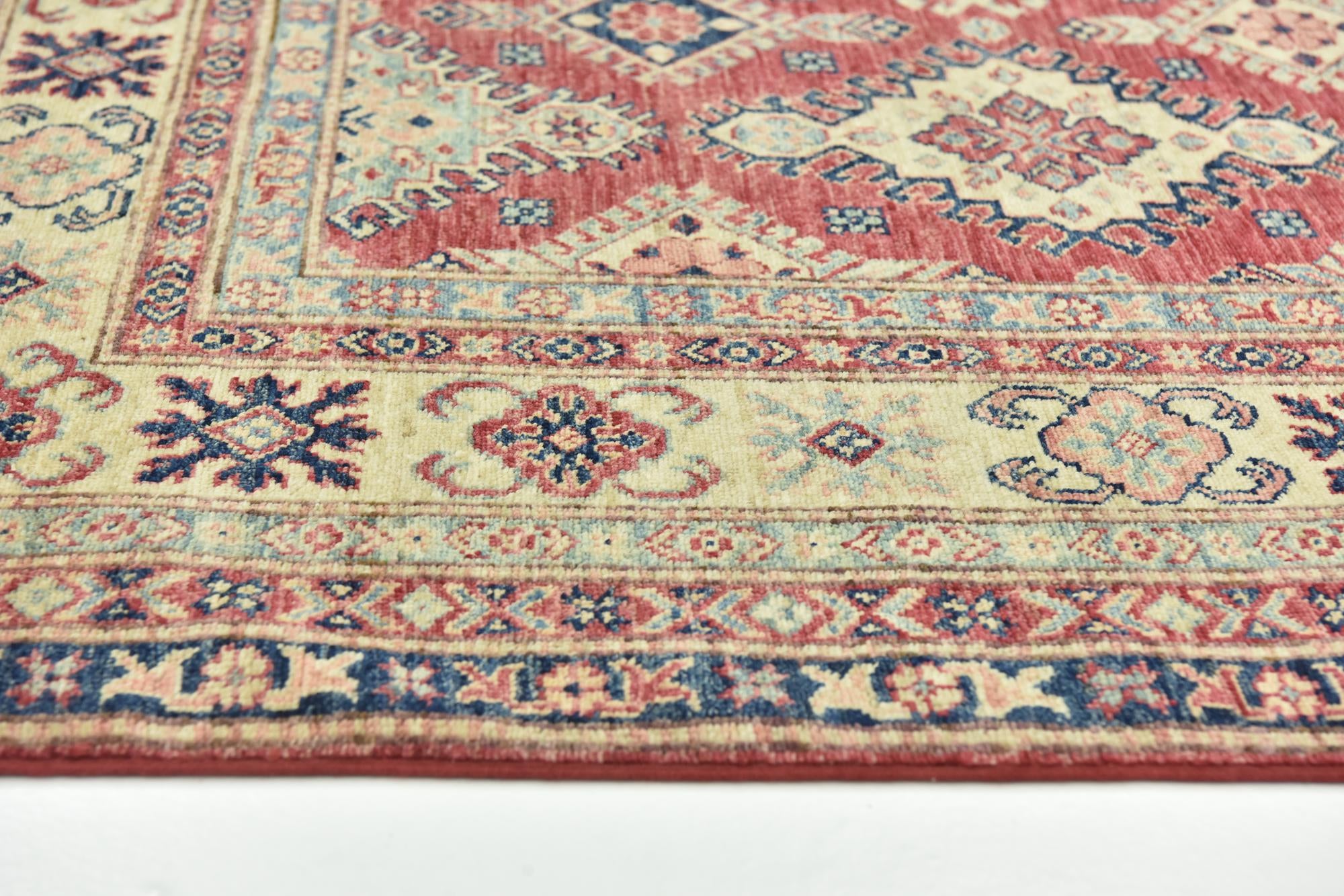 6' 4 x 10' 3 Hand Knotted Kazak Oriental Rug