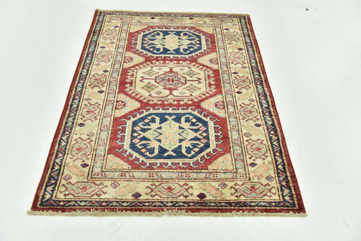 85cm x 115cm anudado a mano Kazak Alfombra