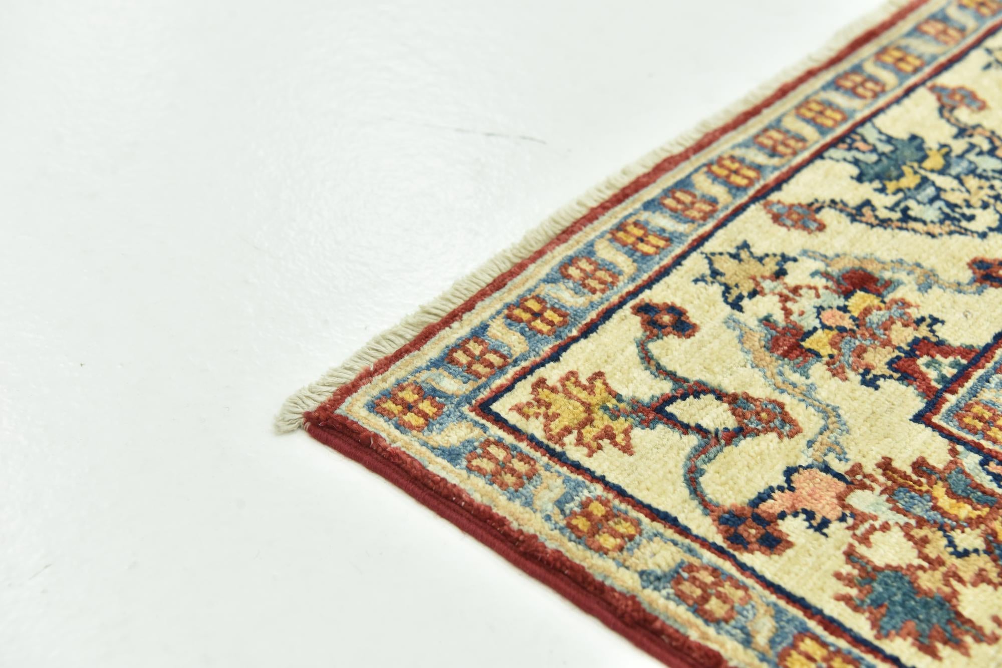3' 1 x 5' Hand Knotted Kazak Rug