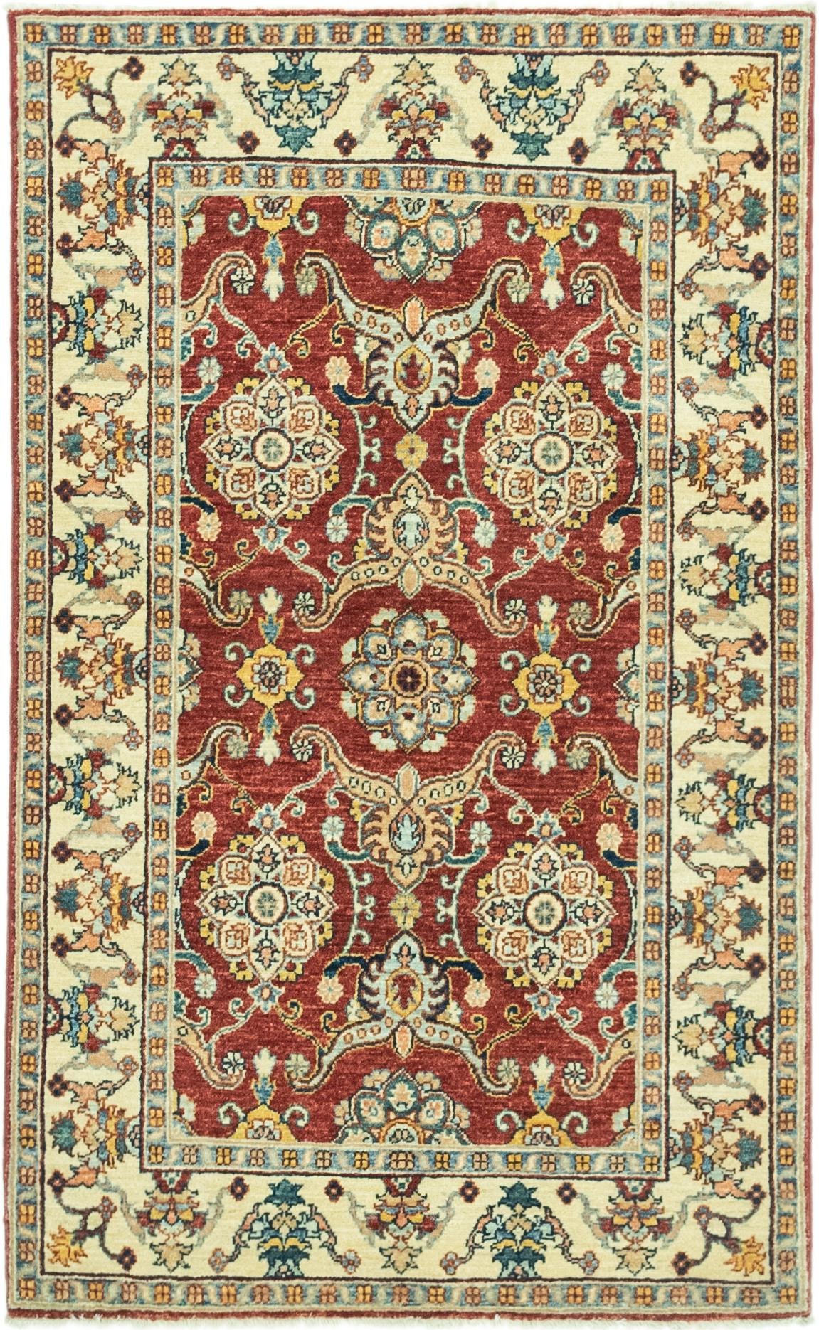 3' 1 x 5' Hand Knotted Kazak Rug