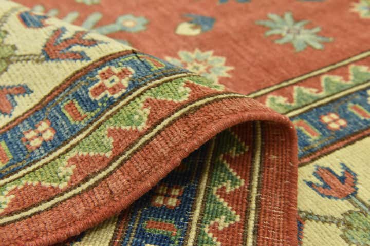 6' 1 x 9' 10 Hand Knotted Kazak Rug