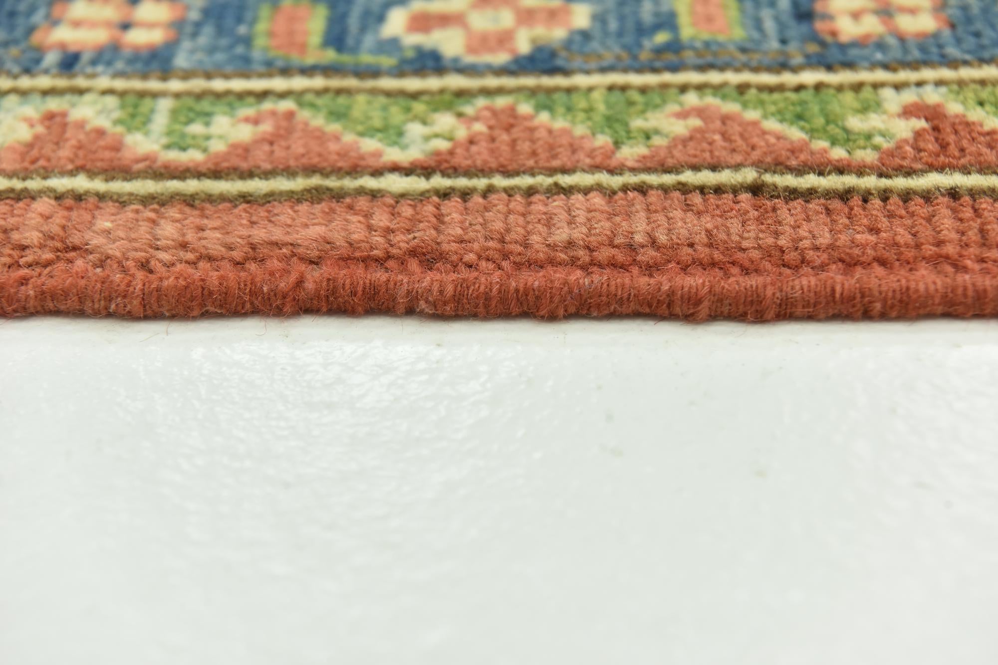 6' 1 x 9' 10 Hand Knotted Kazak Rug