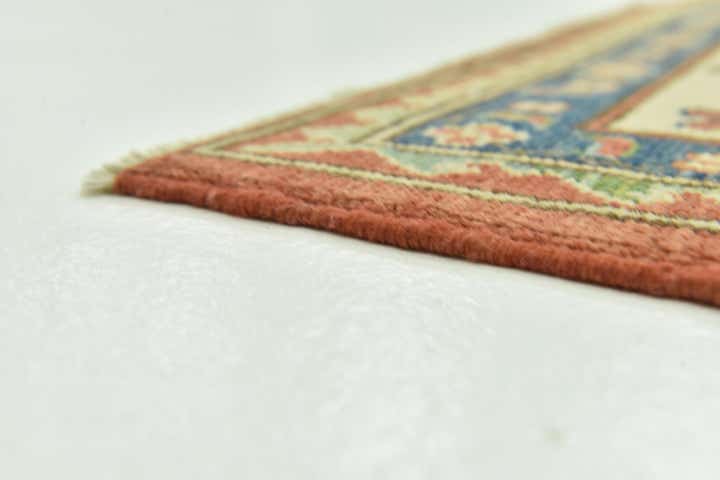 6' 1 x 9' 10 Hand Knotted Kazak Rug