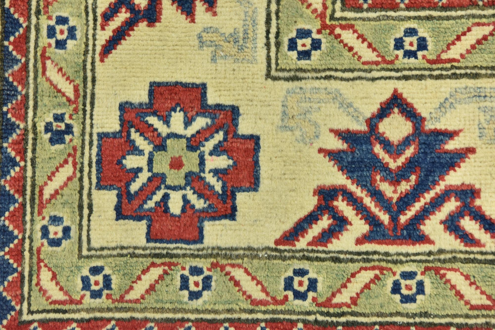 6' 8 x 9' 8 Hand Knotted Kazak Rug