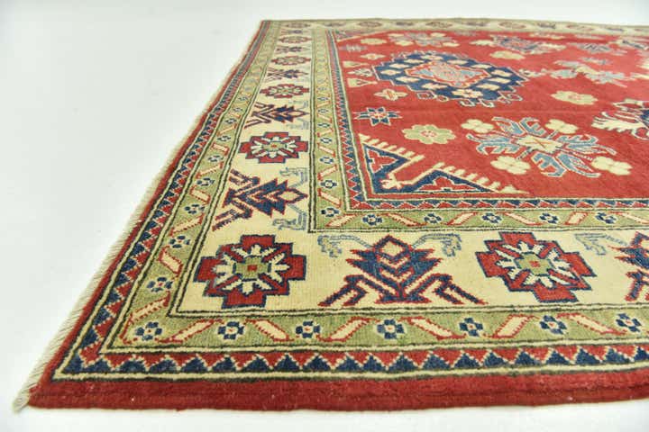 6' 8 x 9' 8 Hand Knotted Kazak Rug