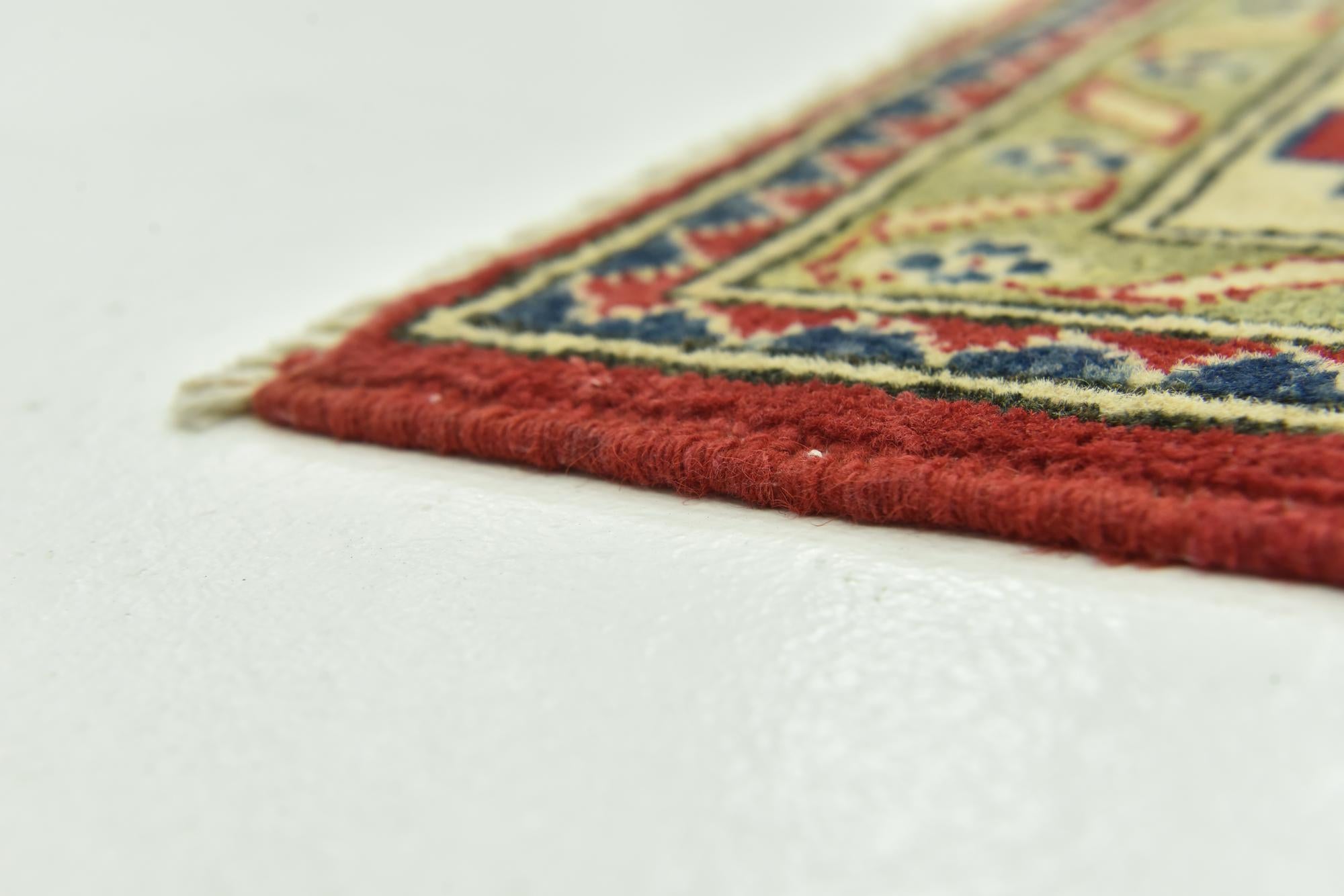 6' 8 x 9' 8 Hand Knotted Kazak Rug