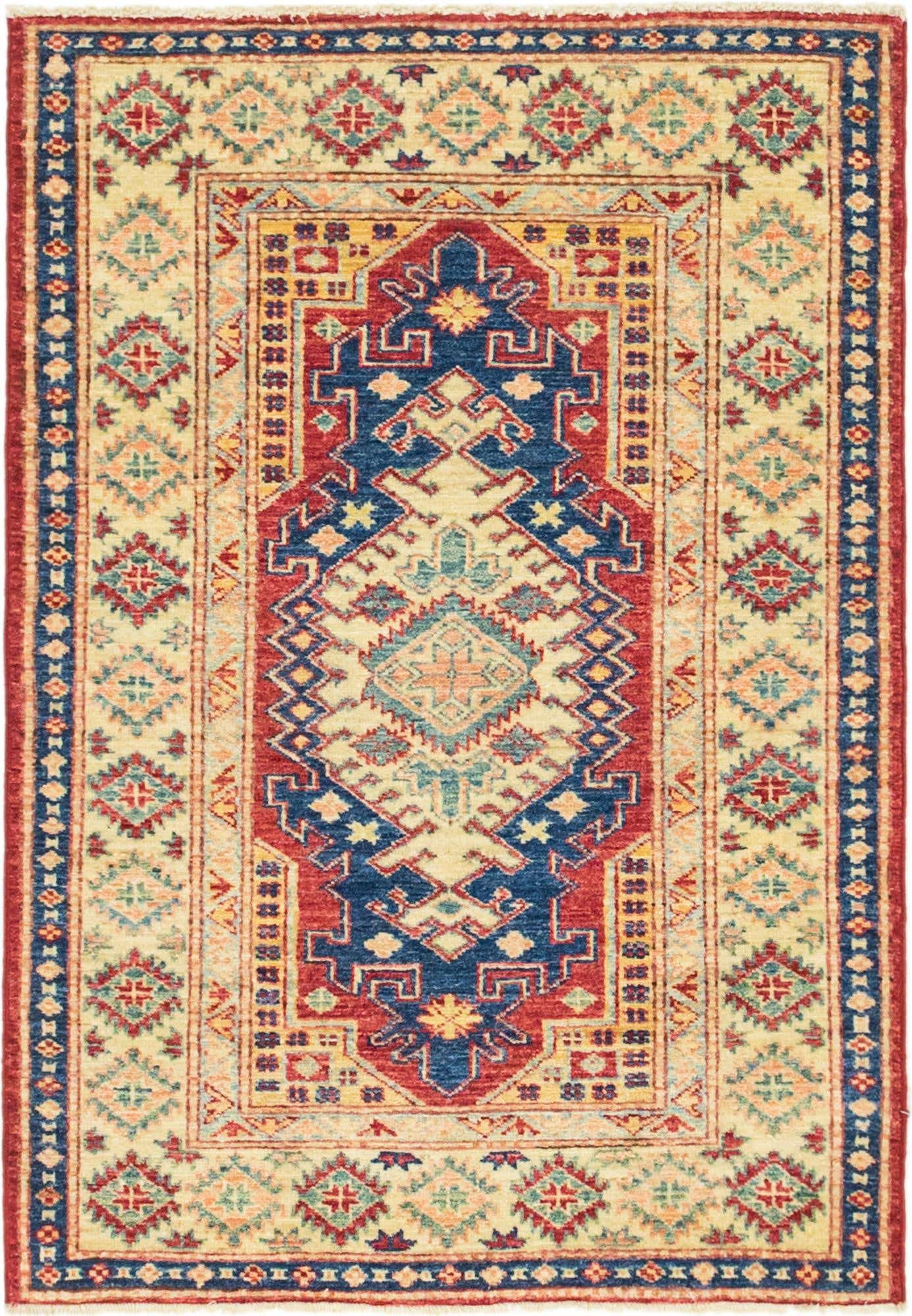 2' 9 x 4' Hand Knotted Kazak Oriental Rug