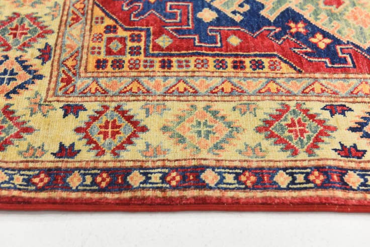 Detail image of 2' 8 x 4' Hand Knotted Kazak Rug