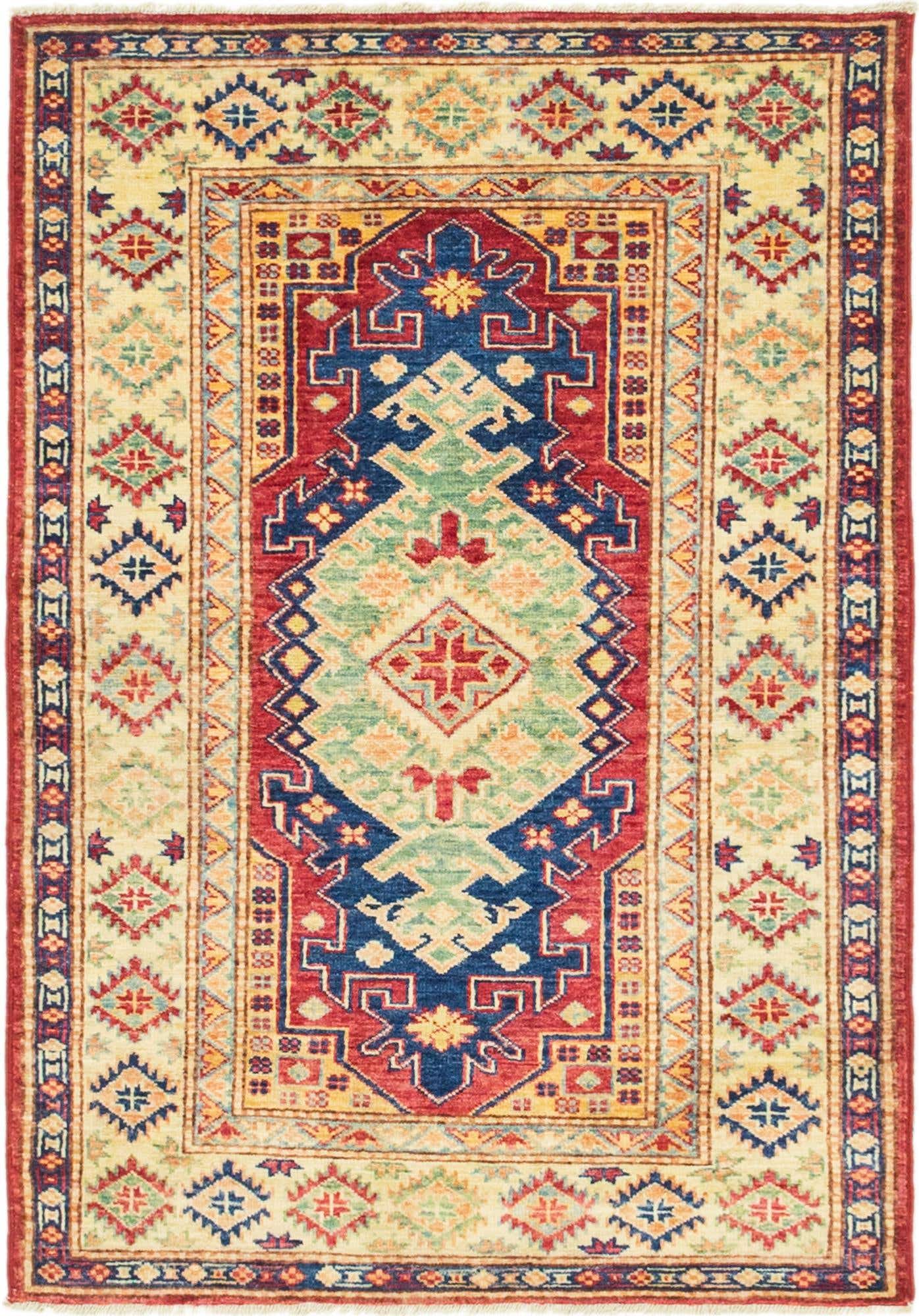 2' 8 x 4' Hand Knotted Kazak Rug