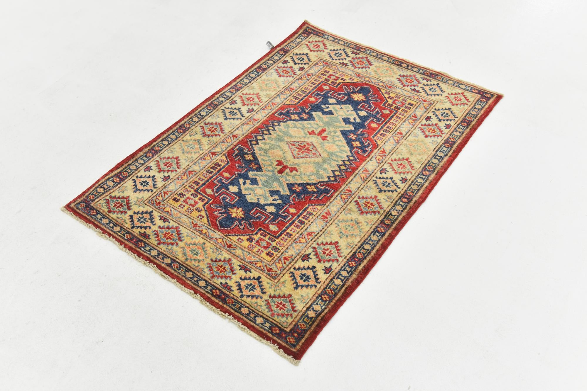 2' 10 x 4' 2 Hand Knotted Kazak Oriental Rug
