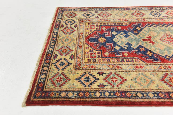 Detail image of 2' 10 x 4' 2 Hand Knotted Kazak Oriental Rug