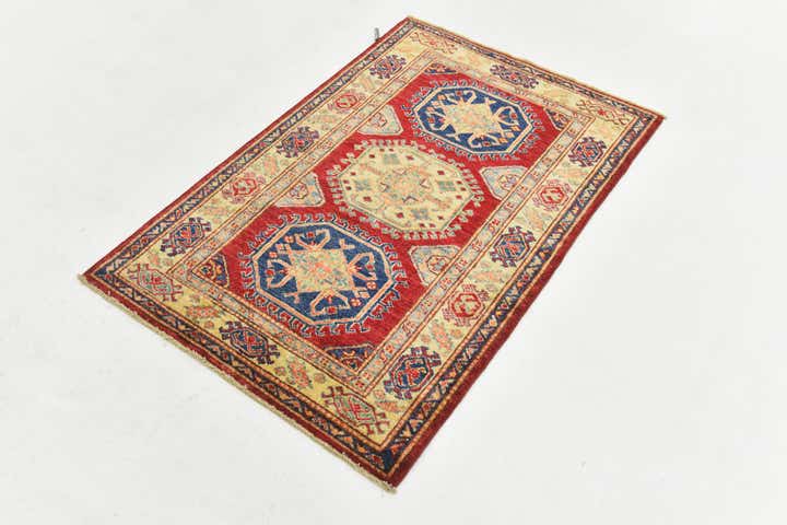 2' 9 x 4' Hand Knotted Kazak Rug
