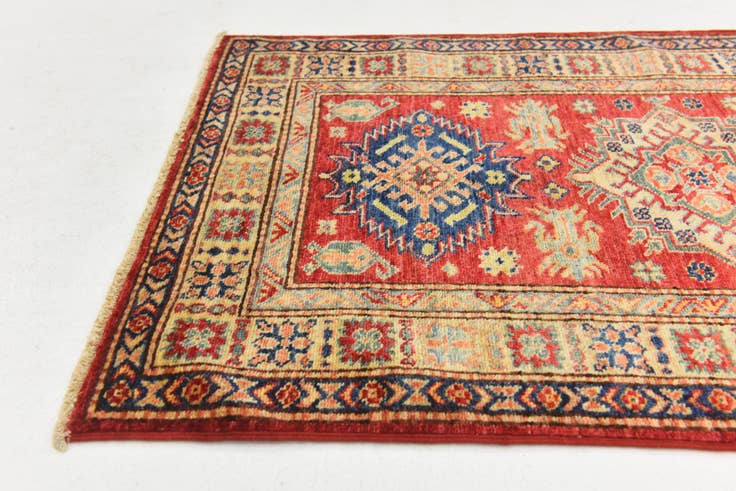 Detail image of 2' 8 x 4' Hand Knotted Kazak Oriental Rug