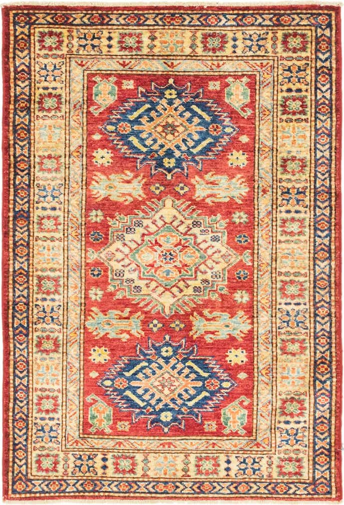 2' 8 x 4' Hand Knotted Kazak Oriental Rug