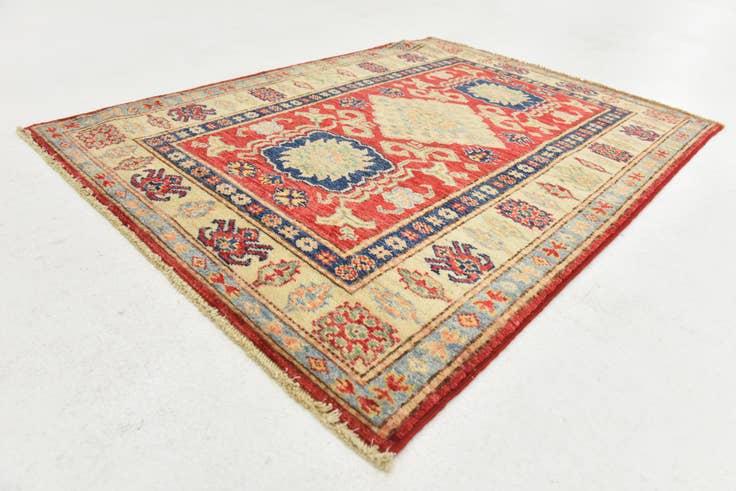 Detail image of 2' 9 x 3' 10 Hand Knotted Kazak Oriental Rug