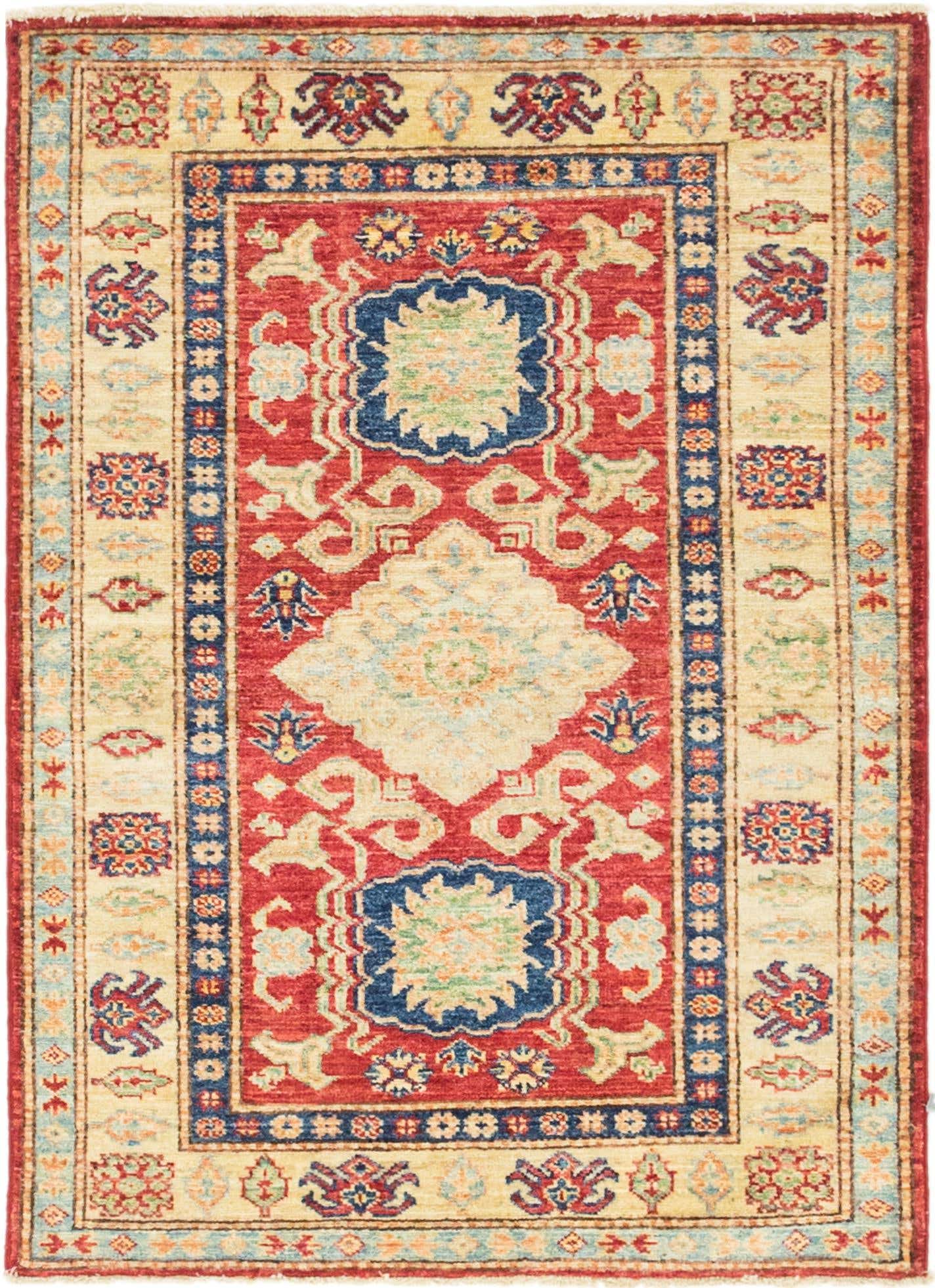 2' 9 x 3' 10 Hand Knotted Kazak Oriental Rug