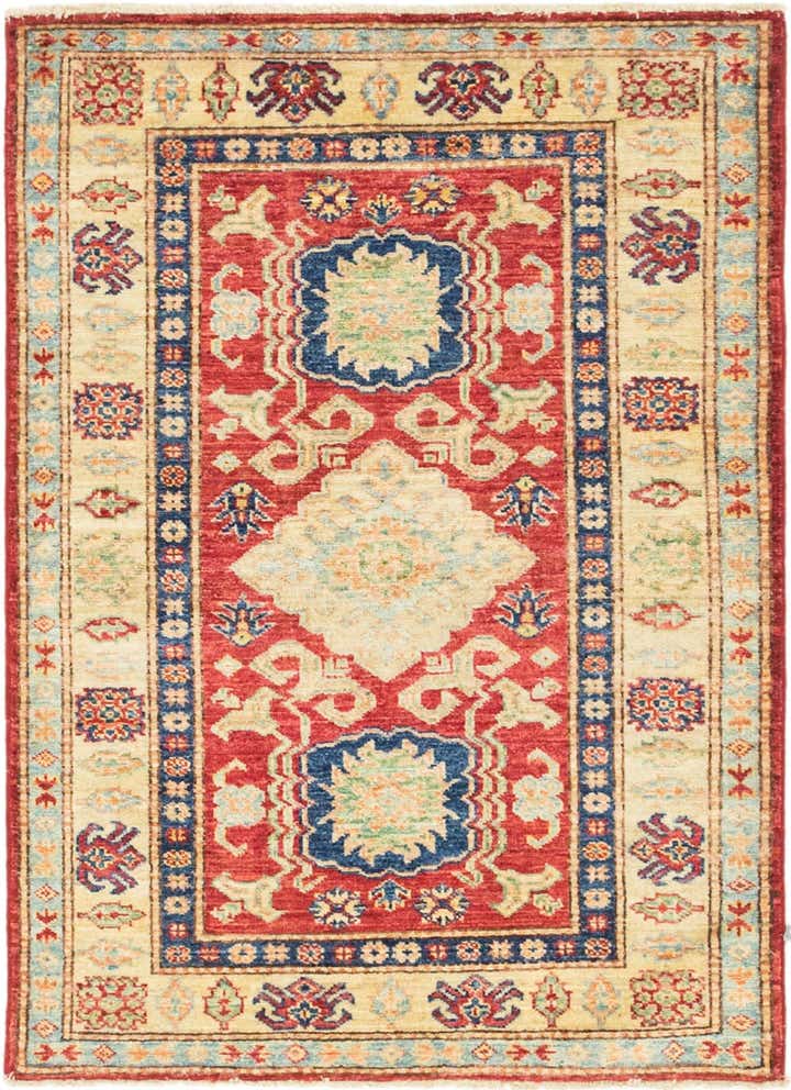 2' 9 x 3' 10 Hand Knotted Kazak Oriental Rug
