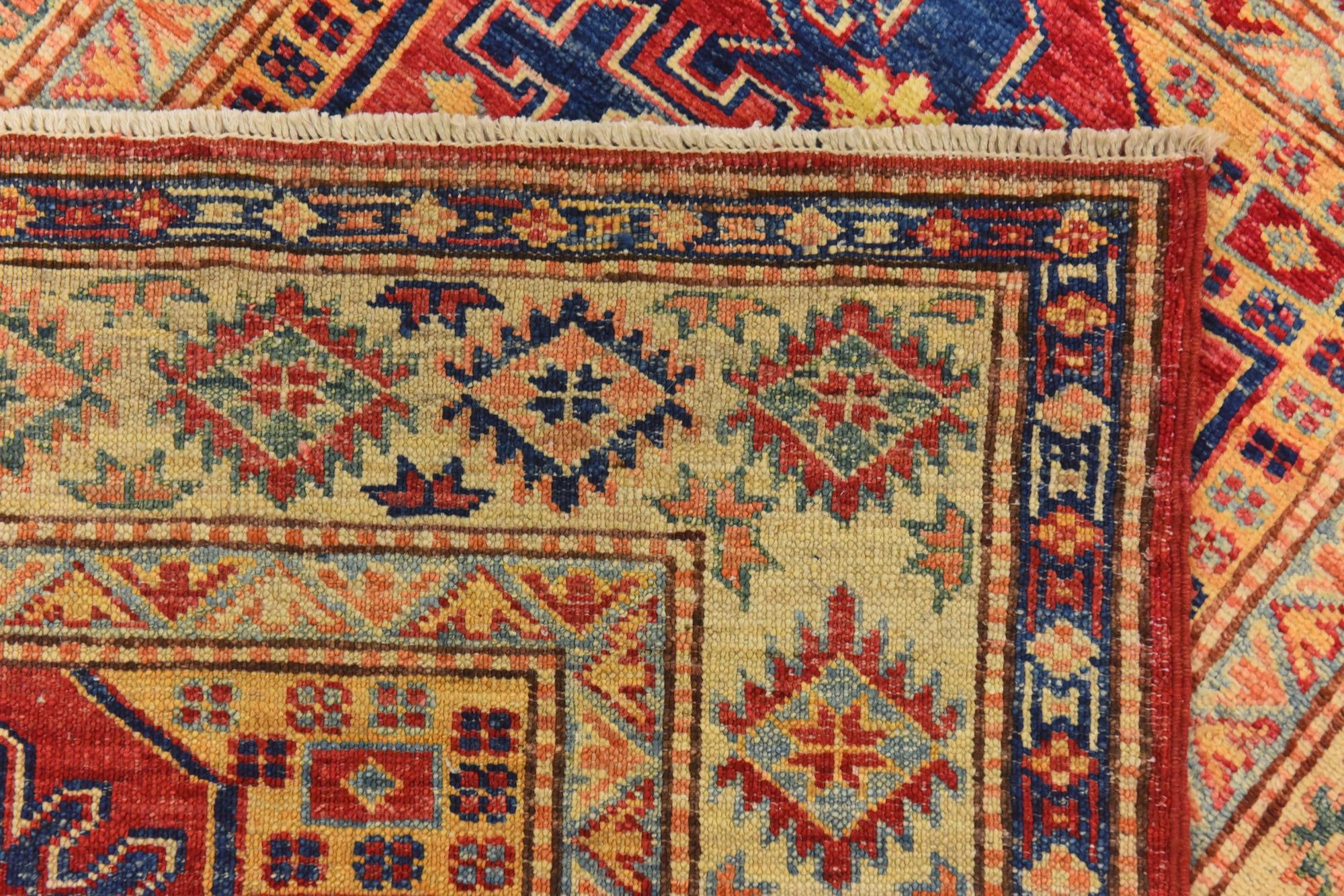 2' 10 x 4' 1 Hand Knotted Kazak Oriental Rug