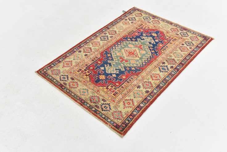 Detail image of 2' 10 x 4' 1 Hand Knotted Kazak Oriental Rug