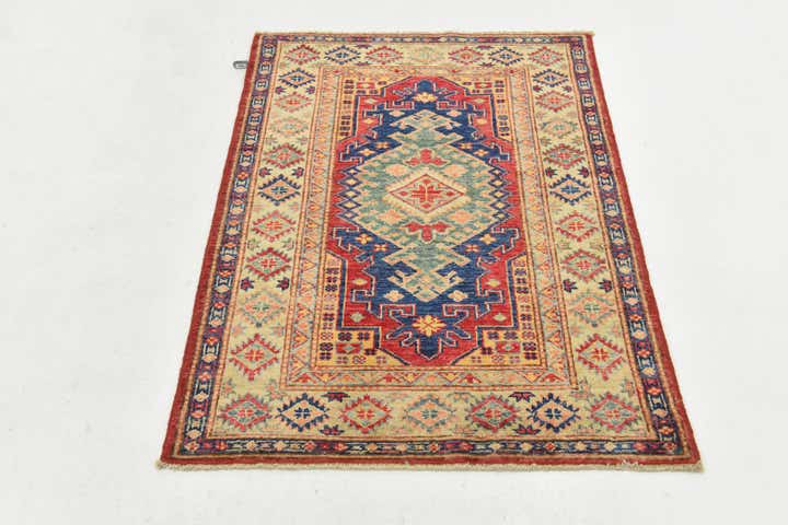 2' 10 x 4' 1 Hand Knotted Kazak Oriental Rug